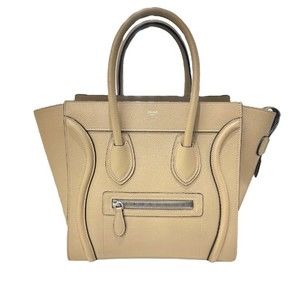 Celine Luggage Micro Handbag Dune